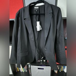 NWT Lane Bryant Black Blazer Size 28
